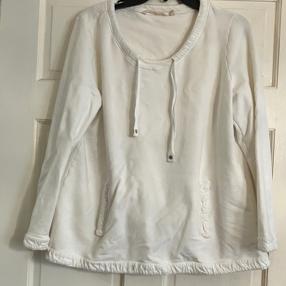 Soft Surroundings Ivory Knit Top